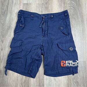 RLX RALPH LAUREN‎ CARGO OFFSHORE RACING SHORTS NAVY BLUE MENS SZ 30 OCEAN 9”